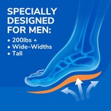 Dr. Scholl's Men's Comfort and Energy Extra Support Insoles, Size 8-14, thumbnail image 2 of 6