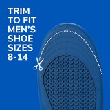 Dr. Scholl's Men's Comfort and Energy Extra Support Insoles, Size 8-14, thumbnail image 5 of 6