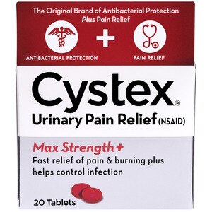 Cystex Plus Urinary Pain Relief Tablets