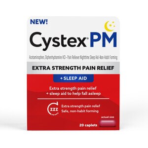 Cystex PM Extra Strength Pain Relief, 20 CT