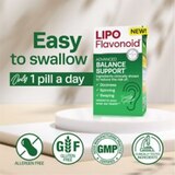 Lipo-Flavonoid Advanced Balance Support Caplets for Vertigo Symptoms, 30 CT, thumbnail image 3 of 6