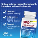 Lipo-Flavonoid Advanced Hearing Support Caplets for Hearing Decline, 30 CT, thumbnail image 2 of 6