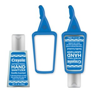  Crayola Hand Sanitizer & Holder , 1 OZ (Assorted) 