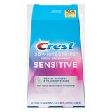 Crest 3D Whitestrips Dental Whitening Kit, Sensitive, 14 Treatments, thumbnail image 4 of 12