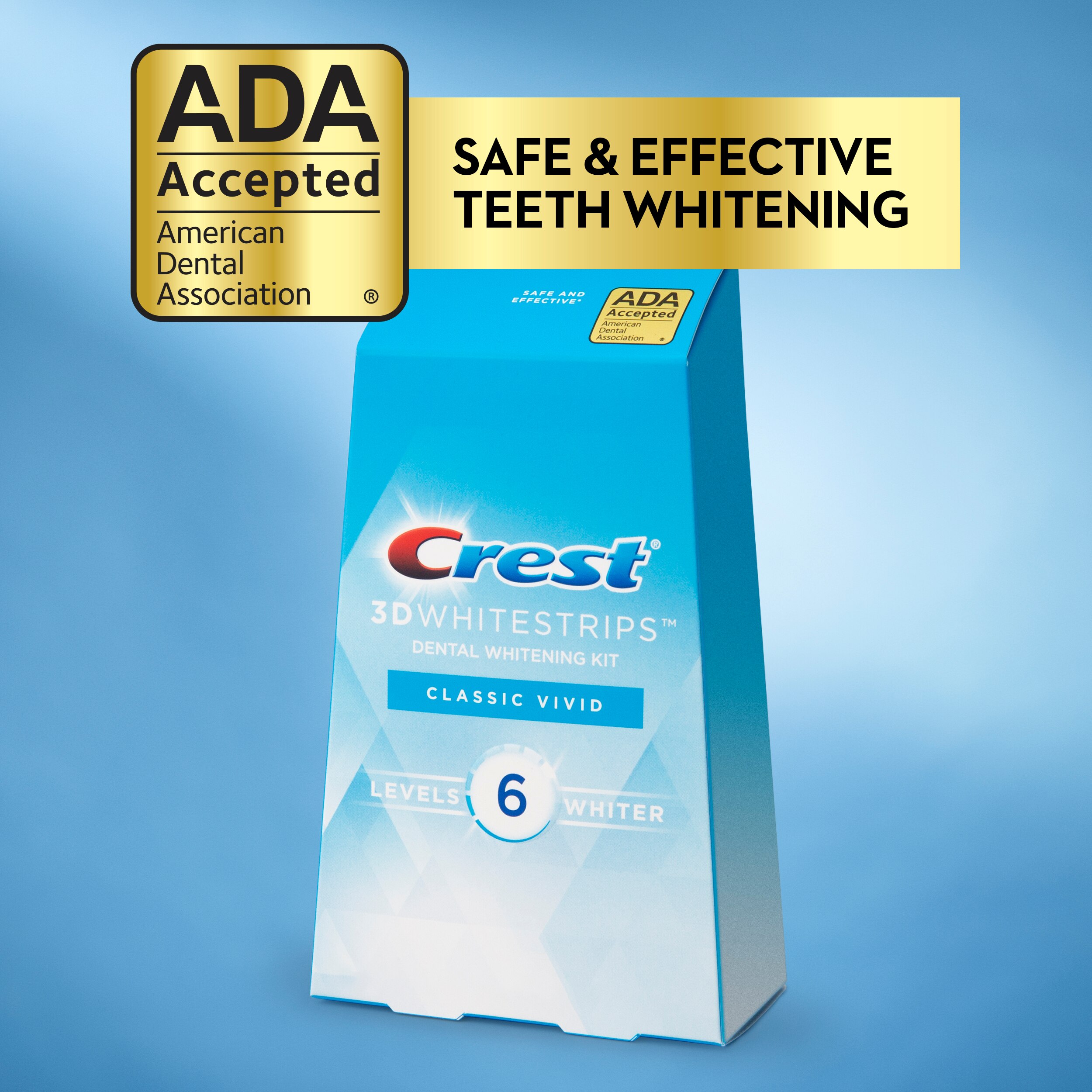 Subsidy somersault Children Center Crest 3DWhitestrips Classic Vivid At-home Teeth Whitening Kit, 10  Treatments, 6 Levels Whiter | Pick Up In Store TODAY at CVS