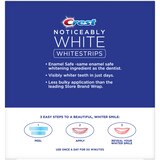 Crest 3D Whitestrips Dental Whitening Kit, Noticeably White, 10 Treatments, thumbnail image 3 of 9