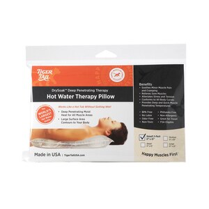 Tiger Tail DrySoak Hot Water Therapy Pillow, 11" x 15", Small 2-Pack