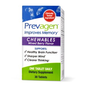 Prevagen Improves Memory - Tabletas masticables, sabor Mixed Berry, 30 u.
