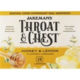 Jakemans Throat & Chest Lozenges Honey & Lemon, 24CT, thumbnail image 1 of 3