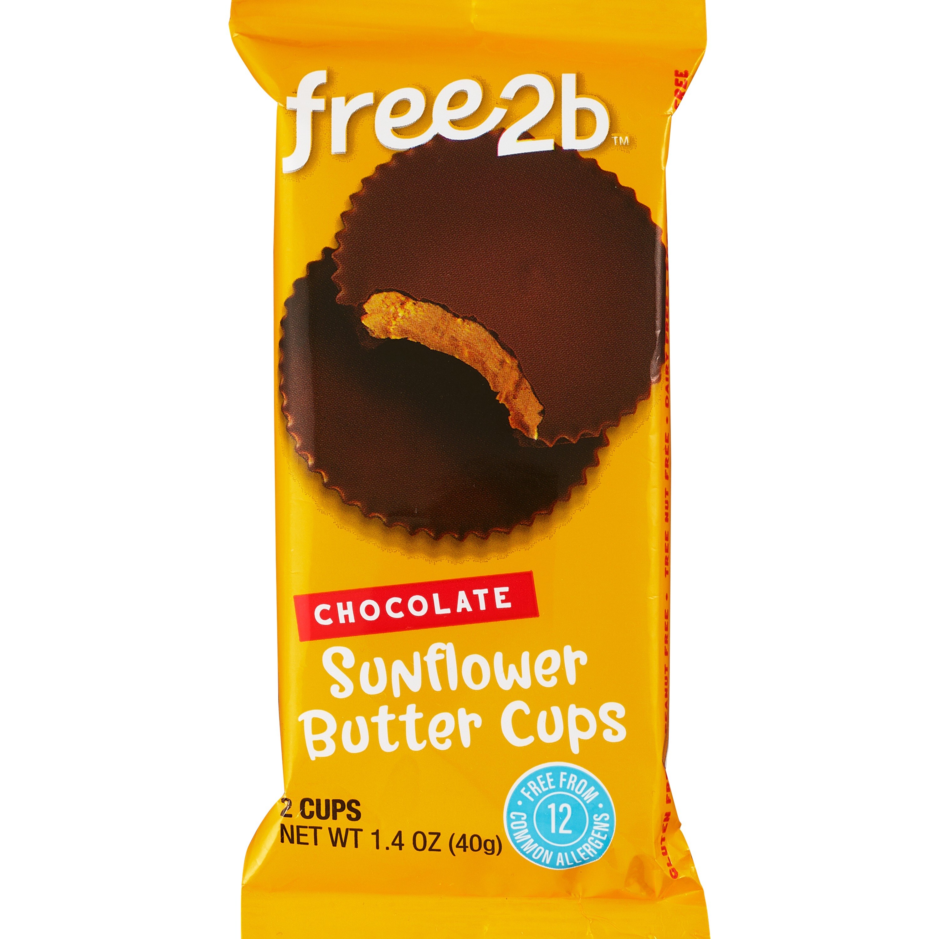 Free2b Chocolate Sunflower Butter Sun Cups - 1.4 Oz , CVS