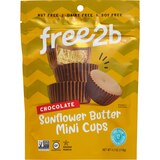 Free2b Chocolate Sunflower Butter Mini Cups, thumbnail image 1 of 3