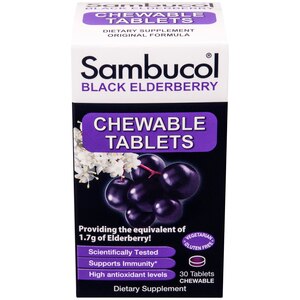 Sambucol Black Elderbery Chewable Tablets 30 CT