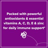 Zarbee's Daily Immune Support* Gummies with Real Elderberry, Vitamins A, C, D, E, & Zinc, 60 CT, thumbnail image 3 of 9