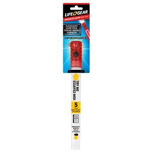Dorcy Life Gear LED Flashlight + Glow Stick