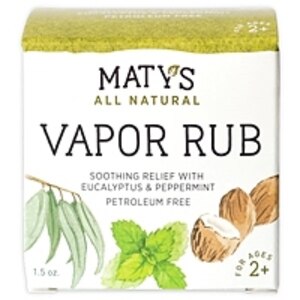  Maty's All Natural Vapor Rub, 1.5 OZ 