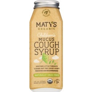  Maty's Organic Children's Mucus Cough Syrup, 6 OZ 