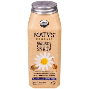  Maty's Organic Nighttime Cough Syrup, 6 OZ 