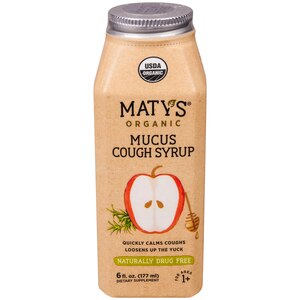 Maty's Organic Mucus Cough Syrup, 6 OZ