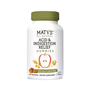 Maty's All Natural Acid & Indigestion Relief Gummies, Drug Free, 40 Ct , CVS