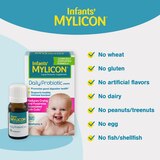 Infants' Mylicon Daily Probiotic Drops, 0.28 FL OZ, thumbnail image 4 of 6