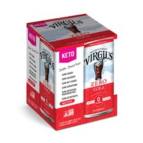Virgil's Zero Sugar Cola, 4 ct, Cans, 12 oz
