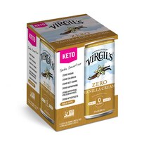 Virgil's Zero Sugar Vanilla Cream, 4 ct, Cans, 12 oz