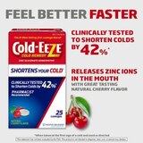 Cold-EEZE Homeopathic Zinc Lozenges, Natural Cherry, 25 CT, thumbnail image 2 of 7