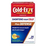 Cold-EEZE Homeopathic Plus Defense Zinc Lozenges, Manuka Honey Lemon, 25 CT, thumbnail image 1 of 7