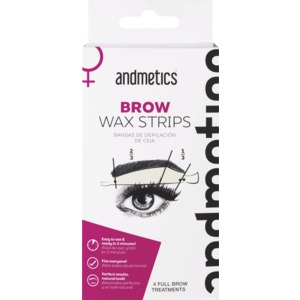 Andmetics - Tiras para depilación de cejas