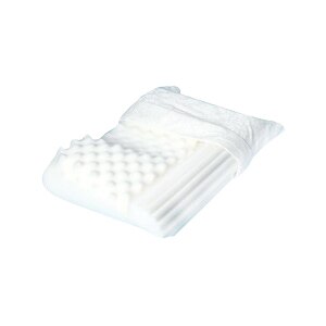 Hermell Products Softeze - Almohada antironquido con funda de algodón y poliéster, 19 x 15"