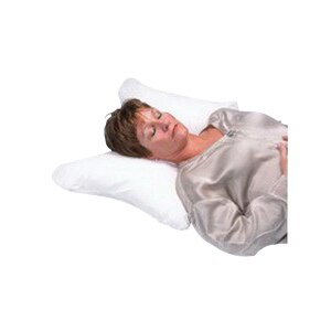 Hermell Products - Almohada con forma de mariposa y funda de algodón y poliéster, 22 x 18"