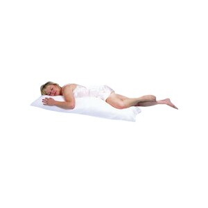 Hermell Products Body Pillow White 52 x 16 in.