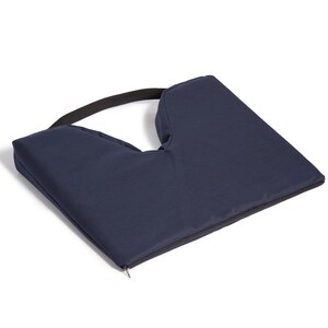 Hermell Coccyx Cushion with Navy Cover