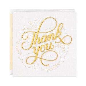 Hallmark Signature Thank You Card, Thank You So Much (Nurses Day Card, Teacher Appreciation, Healthcare Worker Gift) E7 , CVS