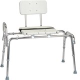 Eagle Medical Sliding Transfer Bench with Cutout Seat, thumbnail image 1 of 1
