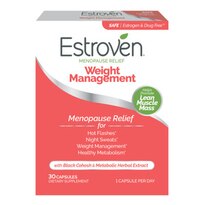 Estroven Menopause Relief & Weight Management - Suplemento dietario en cápsulas, 30 u.