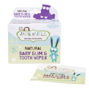 Jack N' Jill Jack 'N Jill Natural Baby Gum & Tooth Wipes, Ages 0+, 25 Count - 25 Ct , CVS