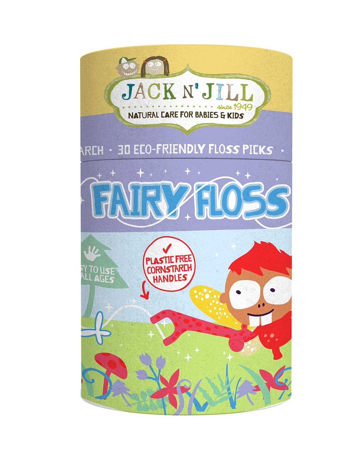 Jack N' Jill Jack 'N Jill Kids Fairy Floss, Ages 3+, 30 Floss Picks - 30 Ct , CVS