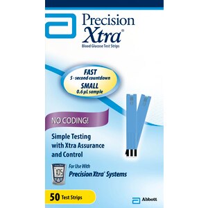 Abbott Precision Xtra Glucose Test Strips - STRIP, TEST, PRECISIONXTRA —  Grayline Medical