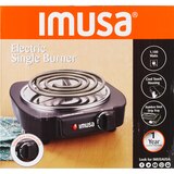 IMUSA Single Electric Burner, Adjustable Knob, thumbnail image 1 of 6