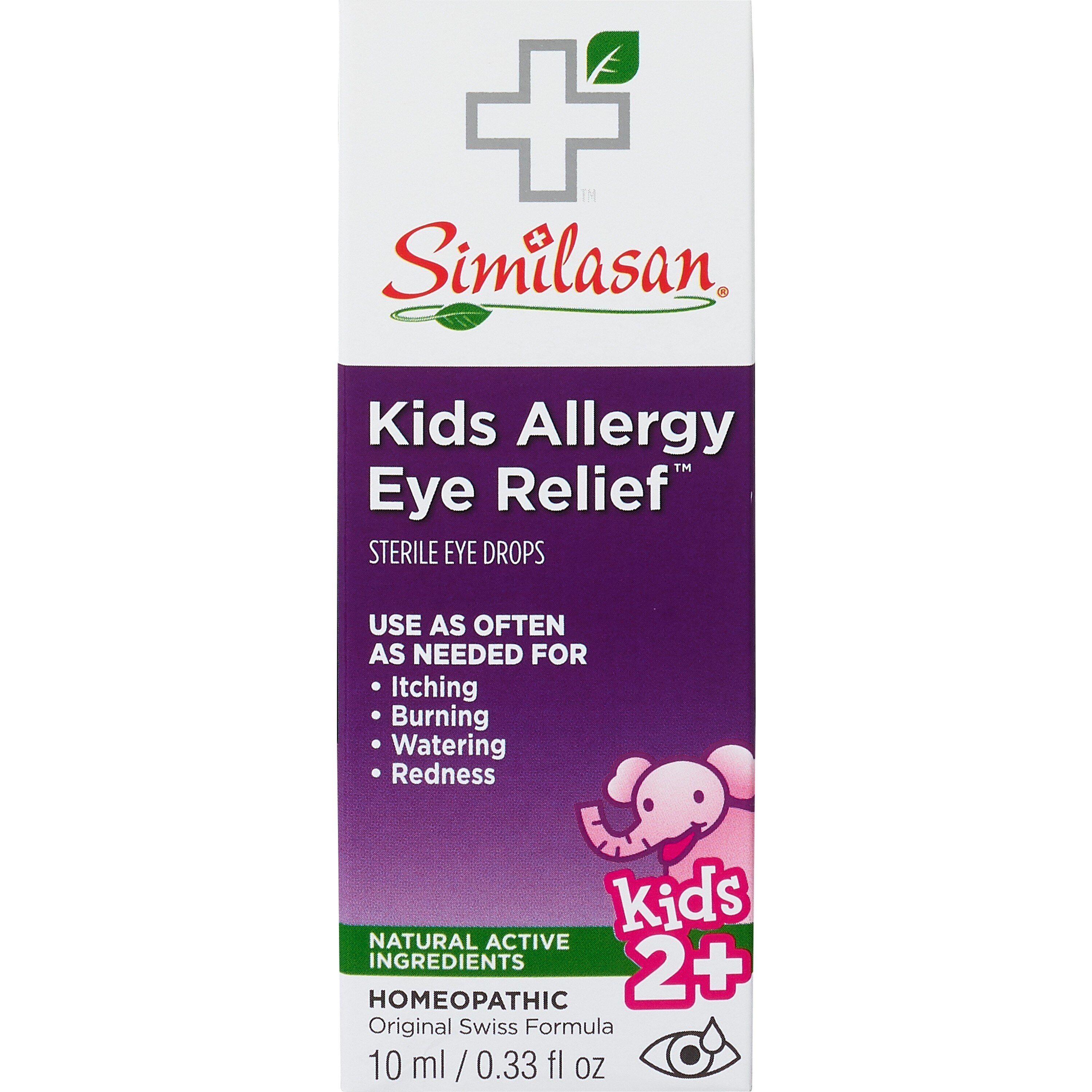 Homeopathic Similasan - Gotas para ojos para el alivio de alergias, para niños, 0.33 oz