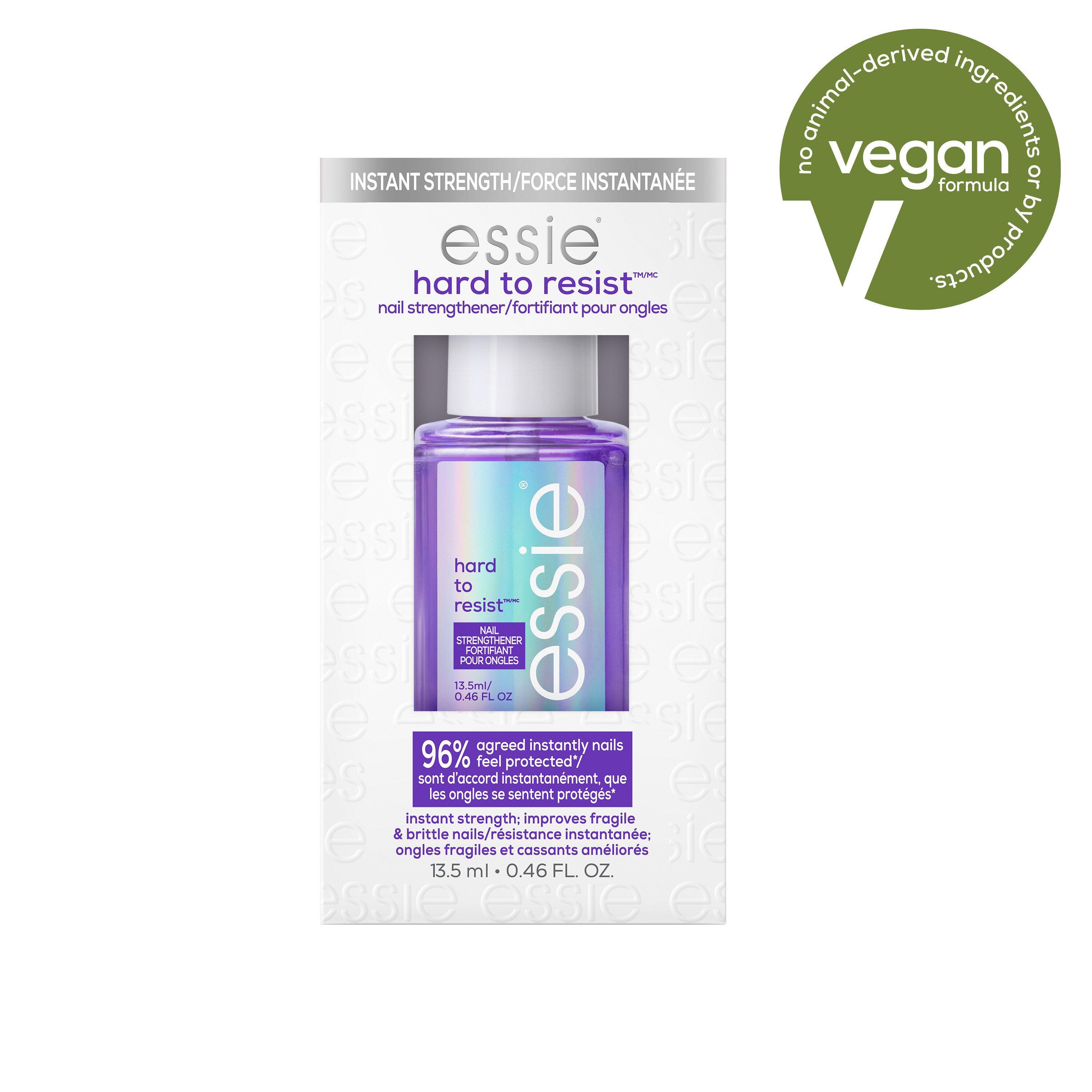 Essie Hard To Resist Nail Strengthener Treatment, Neutralize & Brighten, Violet Tint, 0.46 Oz , CVS