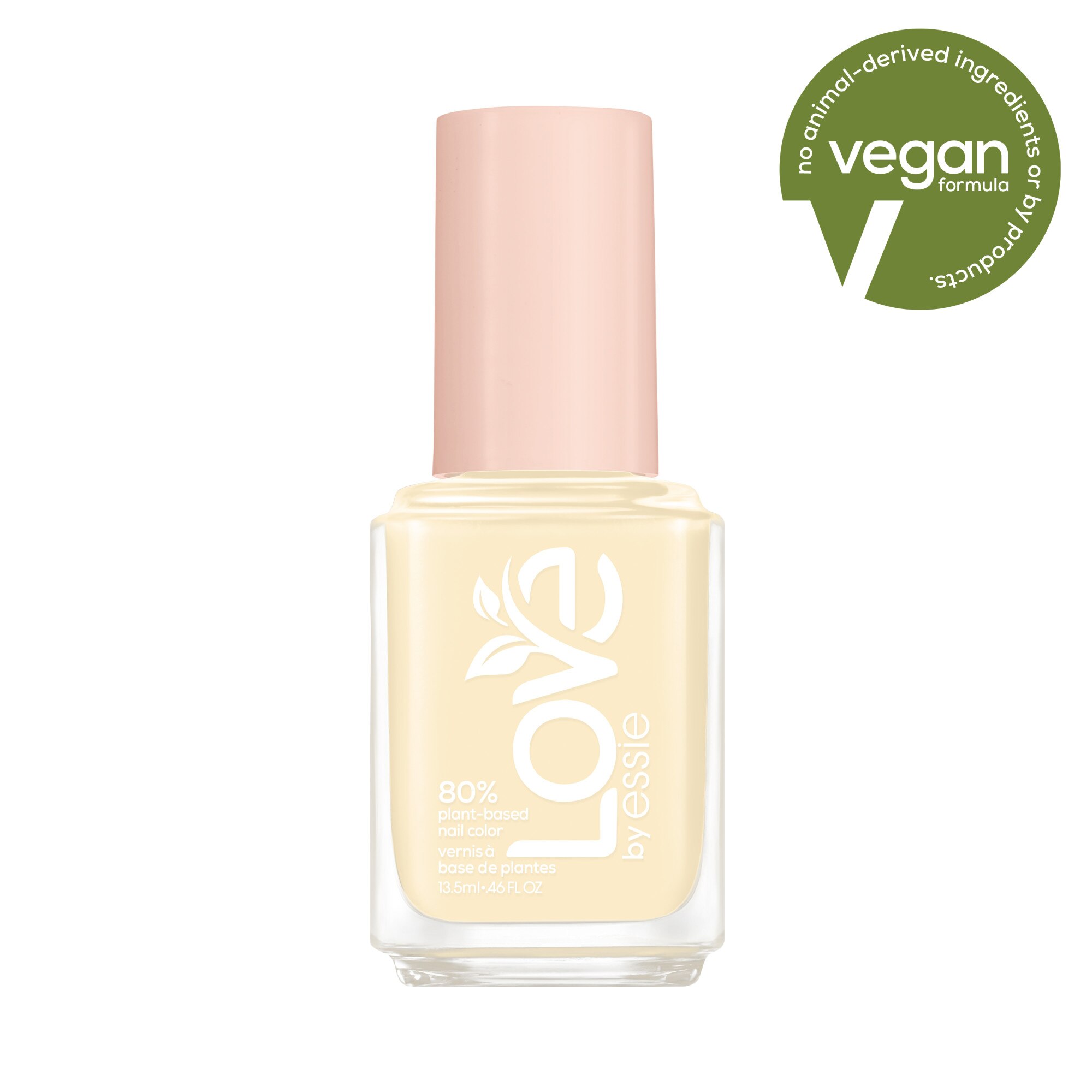 LOVE By Essie 80 Percent Plant-based Nail Polish, Vegan, Yellow, On The Brighter Side, 0.46 Fl Oz , CVS