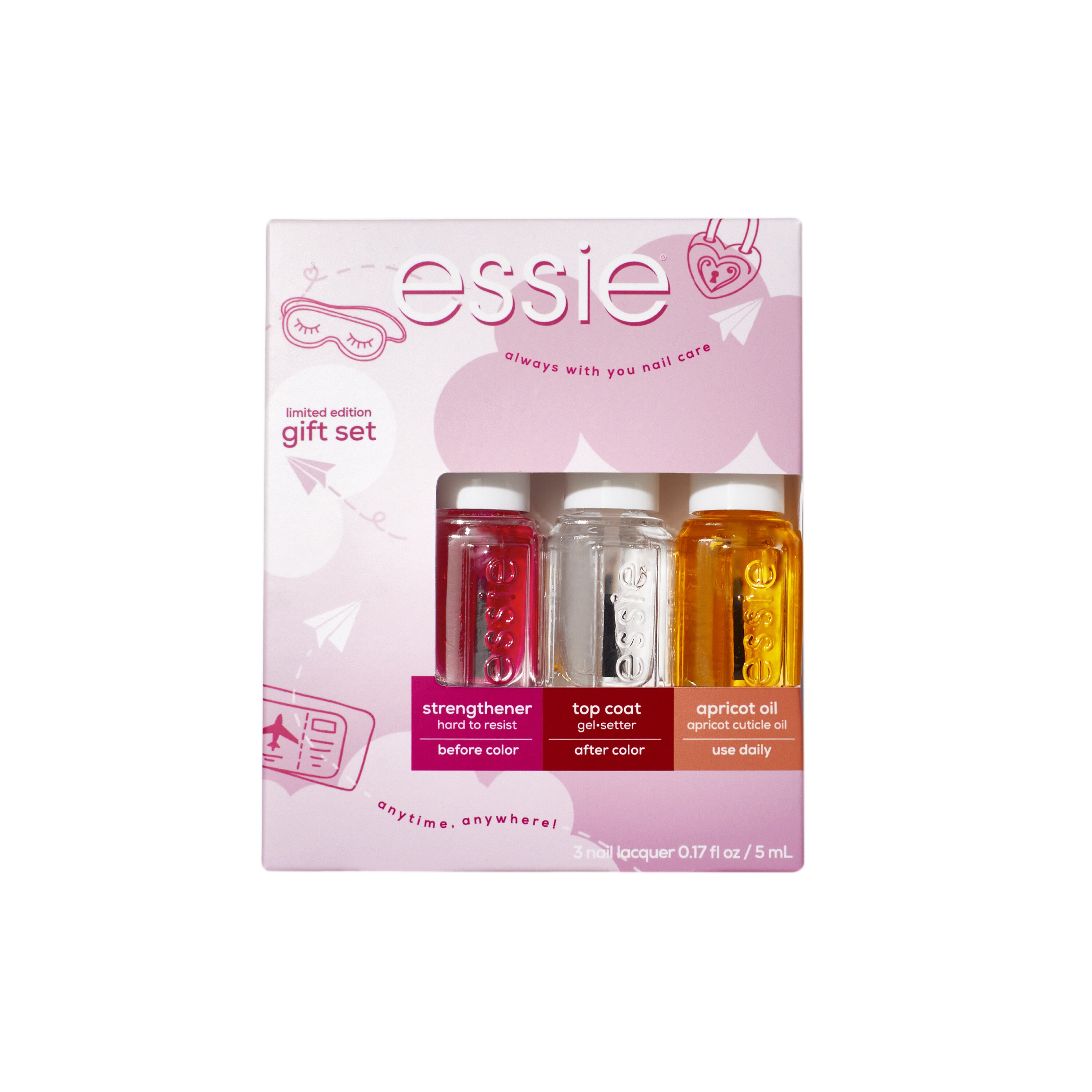 essie Always With You Nail Care 3 Piece Kit