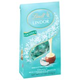 Lindt Lindor Coconut Milk Chocolate Candy Truffles, Melting Truffle Center, 5.1 oz, thumbnail image 1 of 6