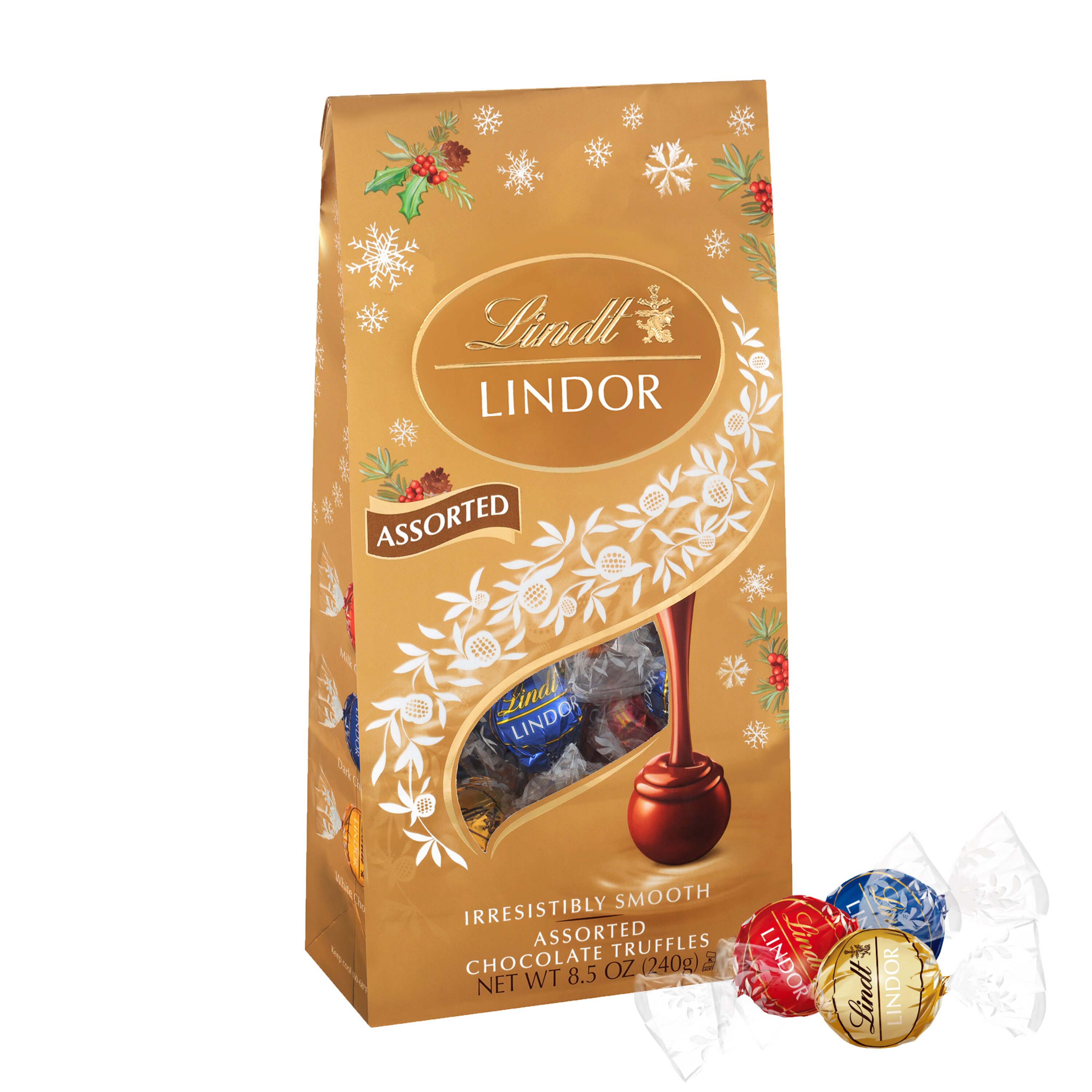 Lindt Lindor Assorted Chocolate Candy Truffles with Smooth, Melting Truffle Center, 8.5 oz | CVS