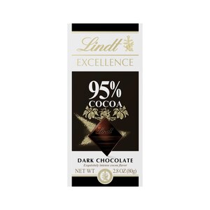 Lindt EXCELLENCE 95% Cocoa Dark Chocolate Bar, Dark Chocolate Candy, 2.8 oz. Bar