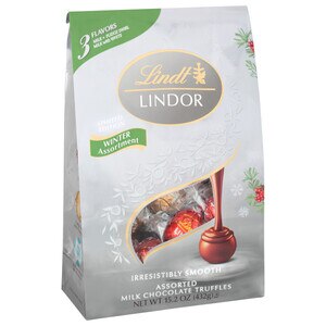 Lindt Lindor Holiday Assorted Chocolate Candy Truffles with Smooth, Melting Truffle Center, 15.2 oz | CVS