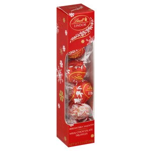 Lindt Lindor Holiday Milk Chocolate Candy Truffles Favor Gift, 2.1 oz | CVS