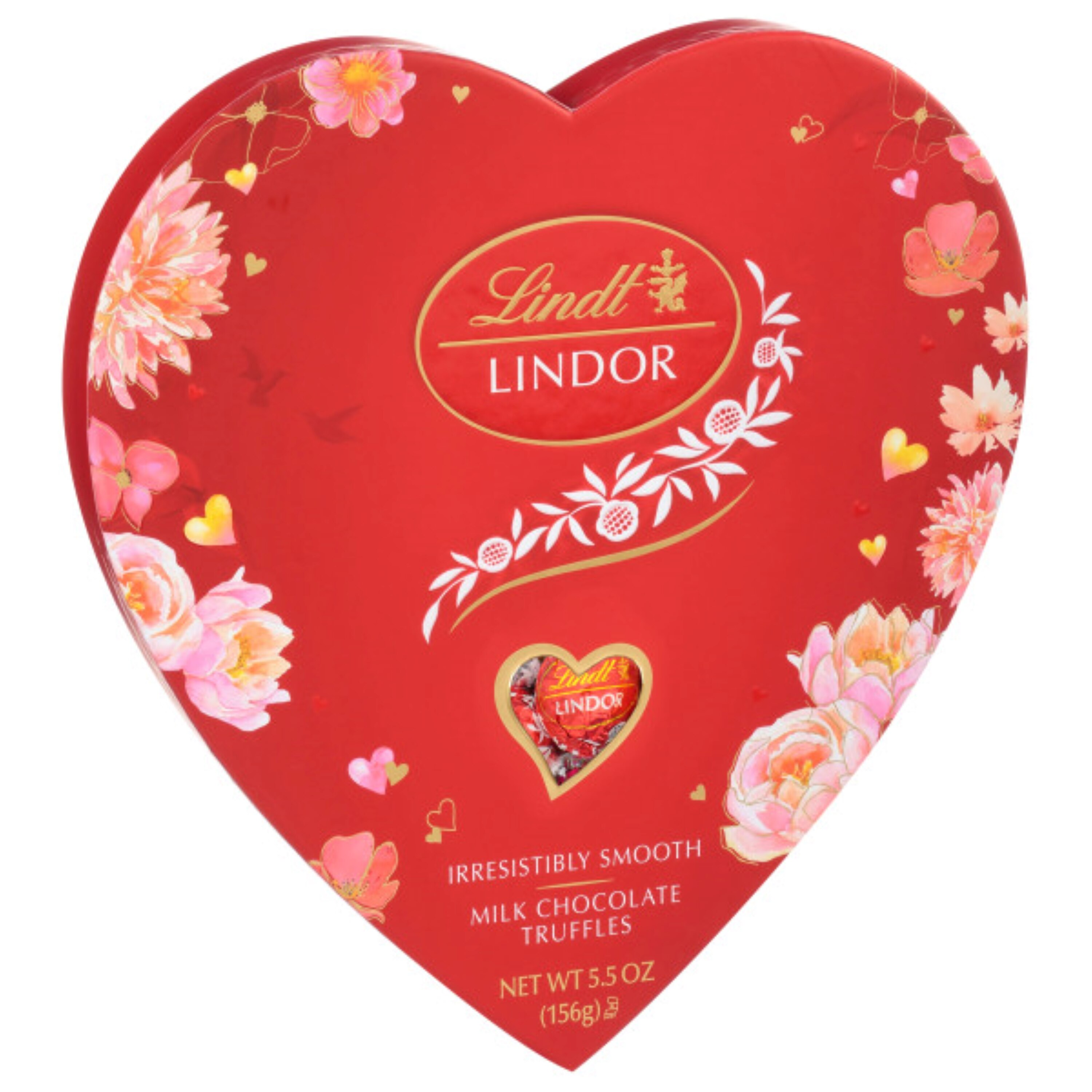 Lindt LINDOR Valentine's Milk Chocolate Truffles Heart, 5.5 Oz , CVS